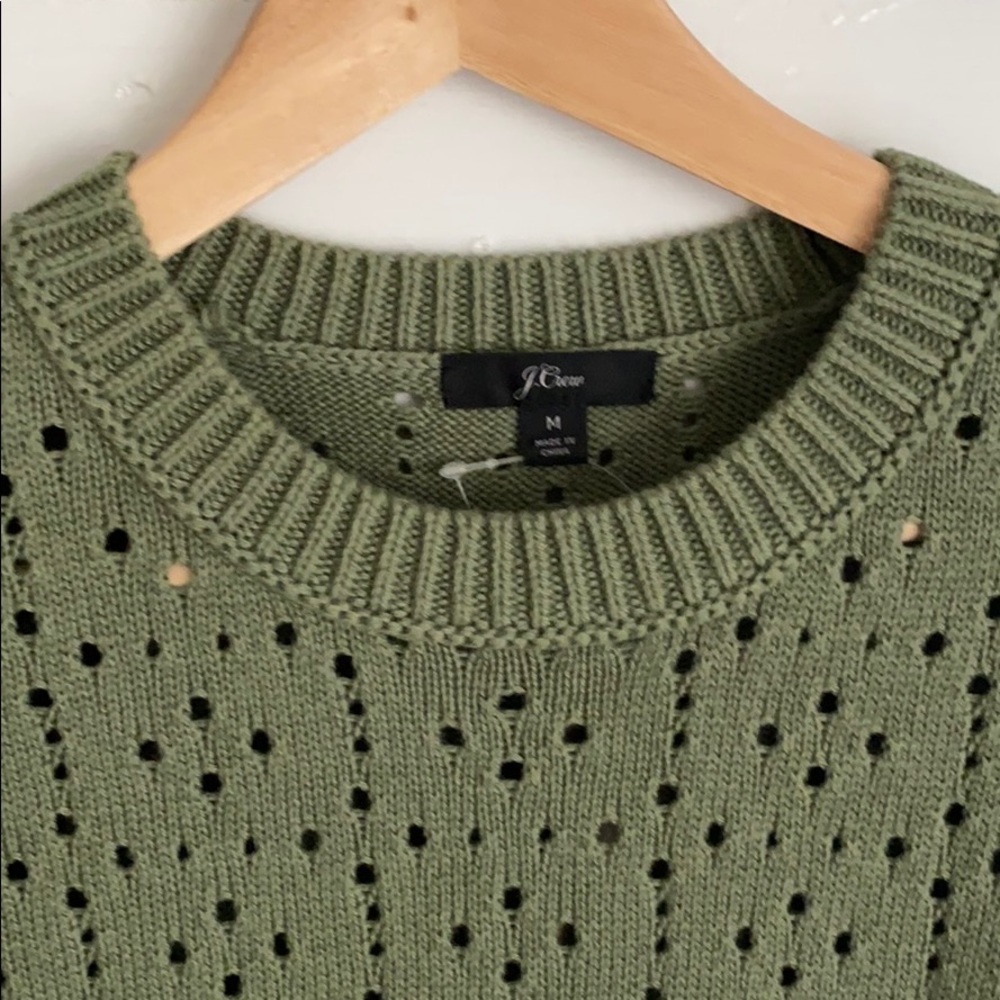 J.Crew Open Knit Sweater